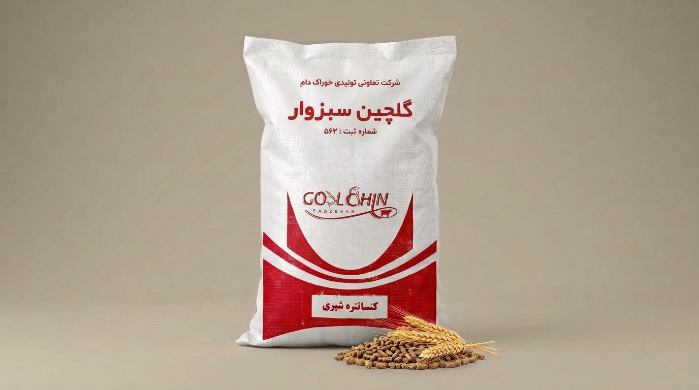 کیسه کنسانتره گاو شیری پرتولید گلچین سبزوار