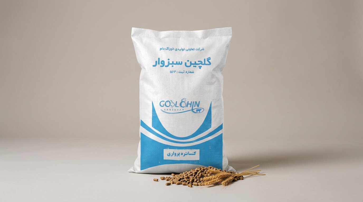 کیسه کنسانتره گوساله و بره پرواری ویژه گلچین
